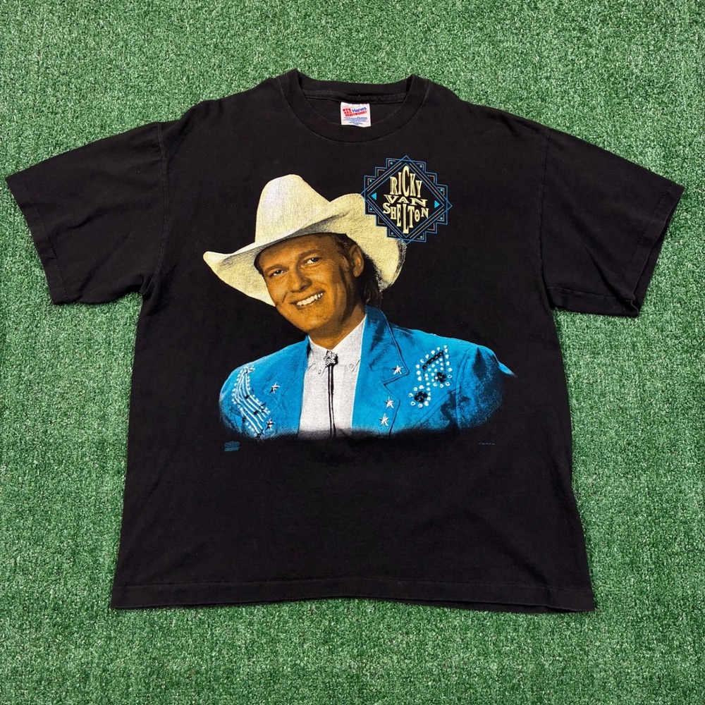 Vintage 90s Hanes Ricky Van Shelton Country T-shirt